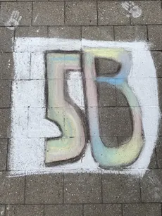 Kreidezeichnung nach David Zinn - 5B