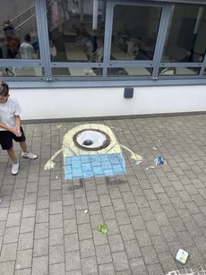 Kreidezeichnung nach David Zinn - 5B