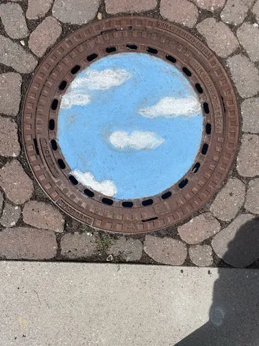Kreidezeichnung nach David Zinn - 5B