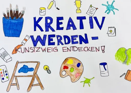 Werbung für den Kunstzweig - 8D
